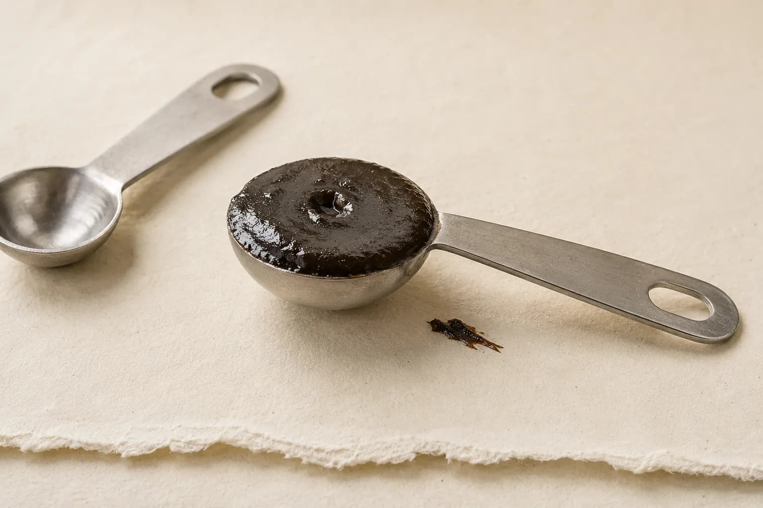 The calibrated 5 gram spoon that ships with every jar